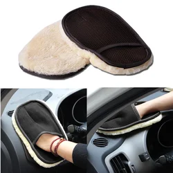 Autumn Winter Microfiber Wool Soft Car Washing Gloves Cleaning Brush Car Wash Care Tools Motorcycle Washer Care Products Auto