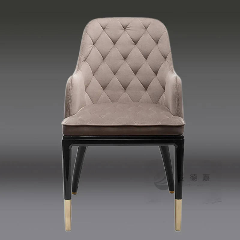 Nordic Bentley Esszimmerstuhl, leichter Luxus, einfache High-End-Make-up-Rückenlehne