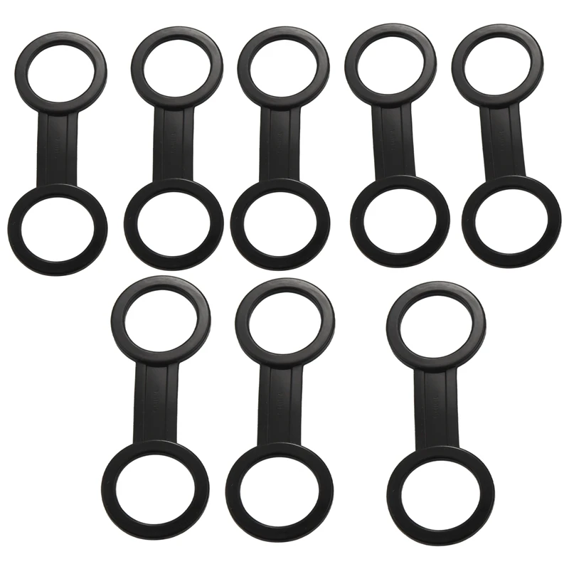 

8 Pieces Scuba Diving Dive Snorkeling Silicone Snorkel Mask Strap Keeper Holder Clips Retainer Attachment Gear Spare Part Access