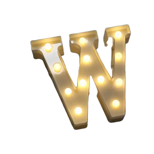 Luminous Number Lamp Alphabet Letter LED Lights Birthday Valentine's Day Wedding Party Decor 0-9 Digital A-Z Letters Night Light - Image 22