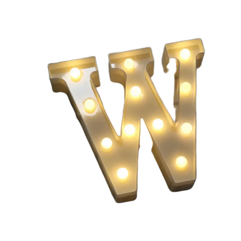 Luminous Number Lamp Alphabet Letter LED Lights Birthday Valentine's Day Wedding Party Decor 0-9 Digital A-Z Letters Night Light - Image 22