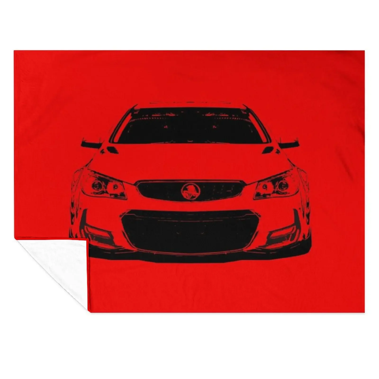

Holden VF SS Front Throw Blanket Plush Soft Plaid Hairy Soft Big Blankets