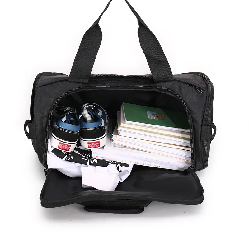 Wet Dry Separation Exercise Bag Waterproof Shoulder Handbag Yoga Bag Canvas Luggage Sports Bags Swimming Fitness Travel Tote Bag