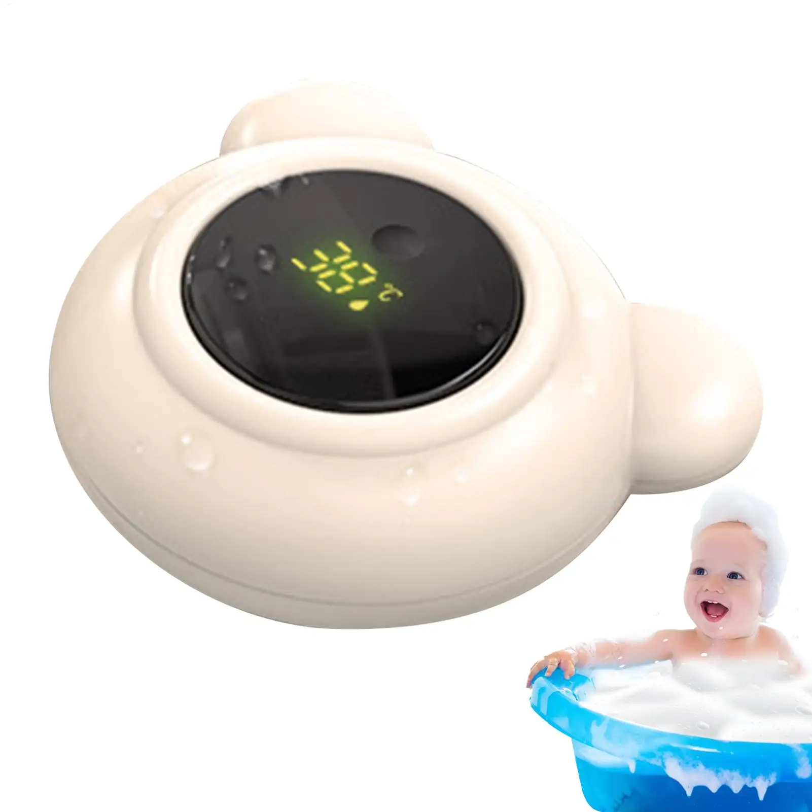 

Bath Thermometers Baby Safe Baby Bathtub Thermometers With LED Display Bathing Supplies for Pediatric Kids Bathtub Pool Home