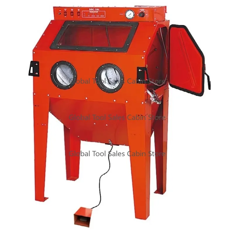 

Пескоструйная машина коробчатого типа объемом 350 л. Оборудование для масла и краски от ржавчины.