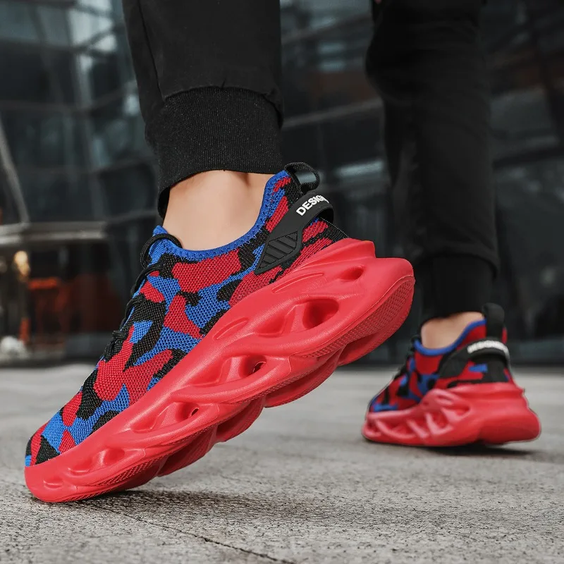 

Men's Sneakers Mesh Breathable Man Running Shoes Lightweight Comfortable Non Slip Mens Sneakers Trainers Walking Shoes for Men