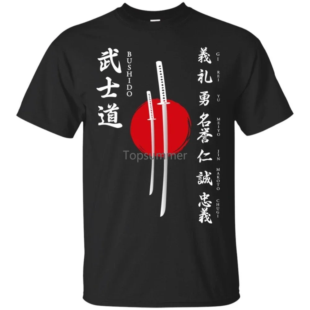 

Bushido японский самурай 2019, мужская футболка с коротким рукавом, летние футболки, хит продаж