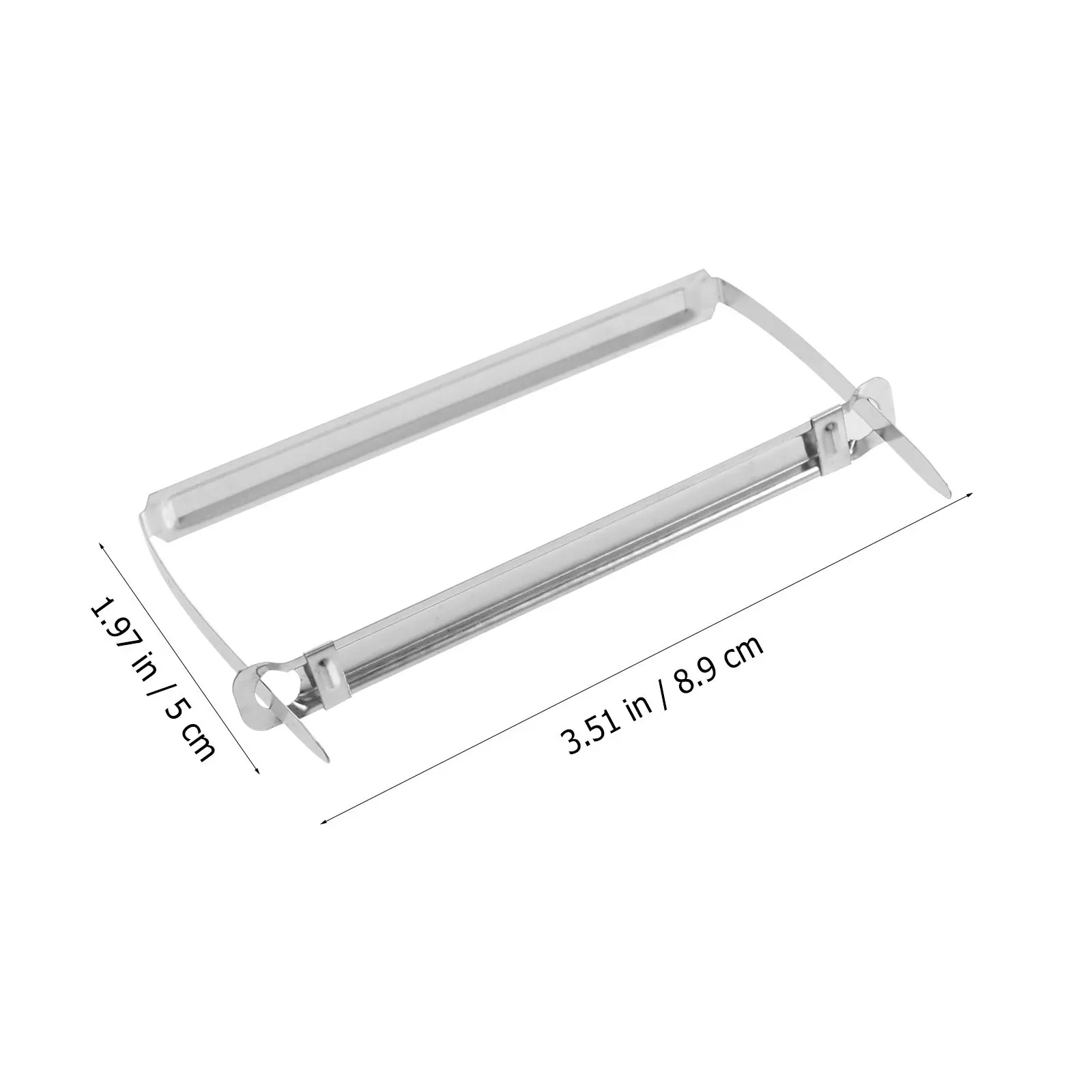 100Pcs Creative Metal Binder Fasteners Compact Lightweight Book Binding Clips for Office Students Teachers File Memo Filing