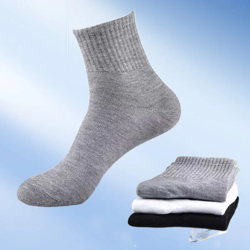 Chaussettes mi-tube respirantes pour hommes, chaussettes d'affaires décontractées, baskets de bureau, chaussures de travail, haute qualité, nouveau, 2024, 10 paires