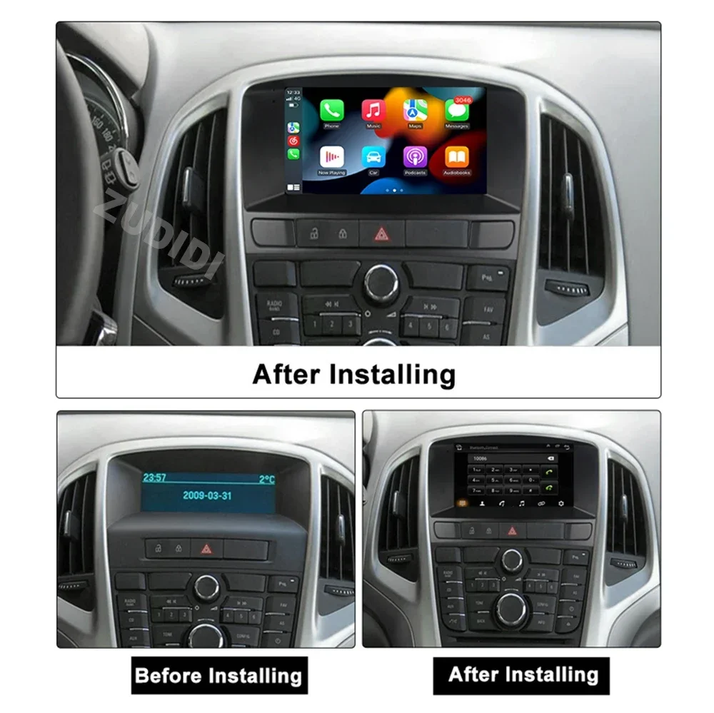 2Din Android 13 Carplay Car Radio Multimedia For Buick Excelle GT XT Opel Astra J 2010-2013 CD300 CD400 Carplay autoradio gps