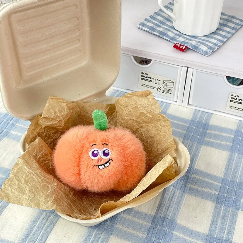 Simpatico ciondolo giocattolo di peluche di frutta Ciliegia Ananas Ciondolo bambola di peluche Accessori per borse Arazzi di peluche Arazzi Ornamento Ciondolo per borsa