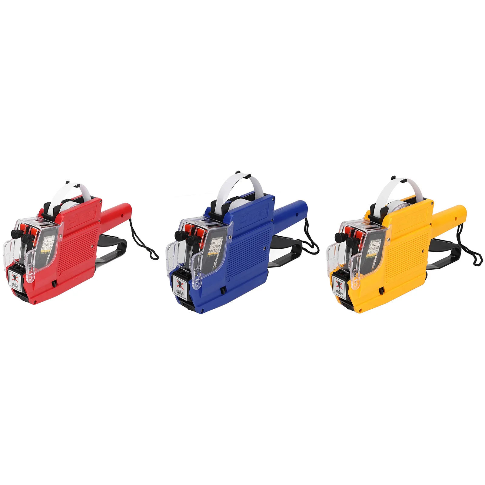 Alat Penempel Label Harga 10 Digit 2 Baris untuk Kantor Toko Ritel