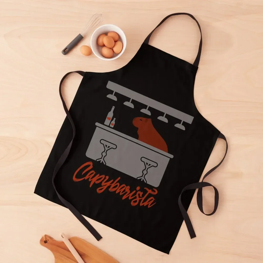 

Capybara capybarista Apron kitchen woman Kitchen Kawaii Accessories japanese style Apron