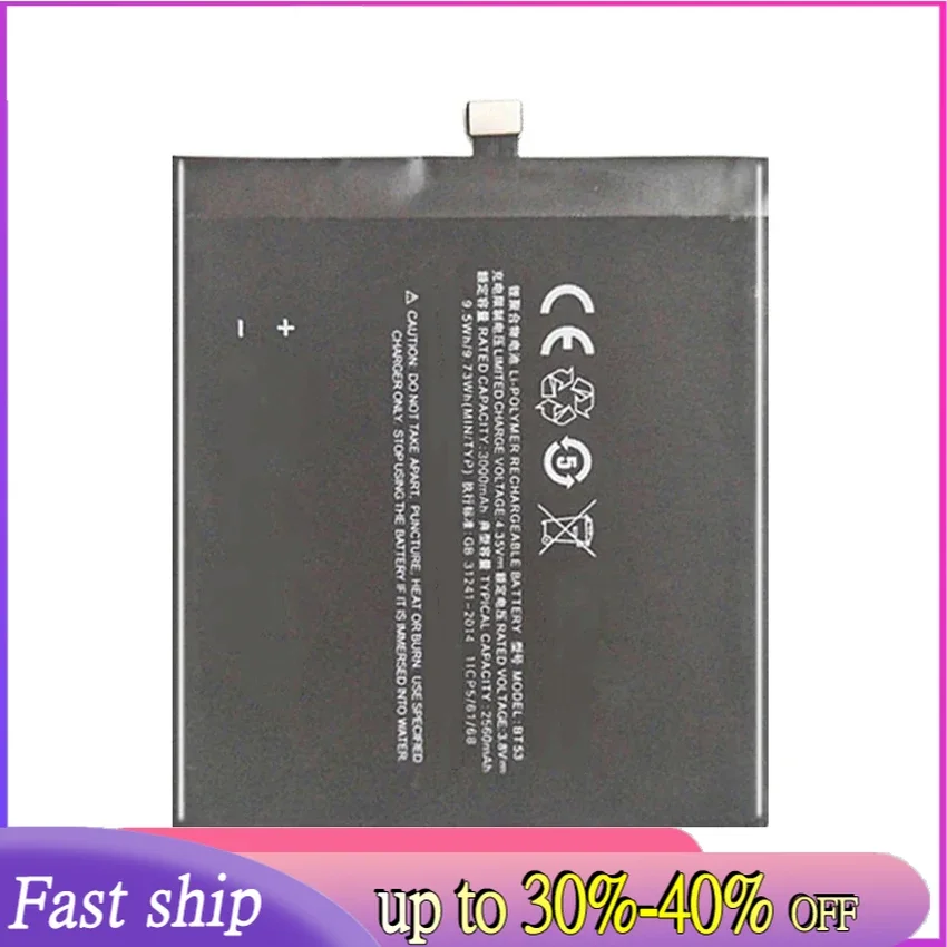 

High-Efficiency BT53S 3060mAh For Meizu Pro 6S Pro6S M570Q-S Pro 6 Mobile Phone Battery