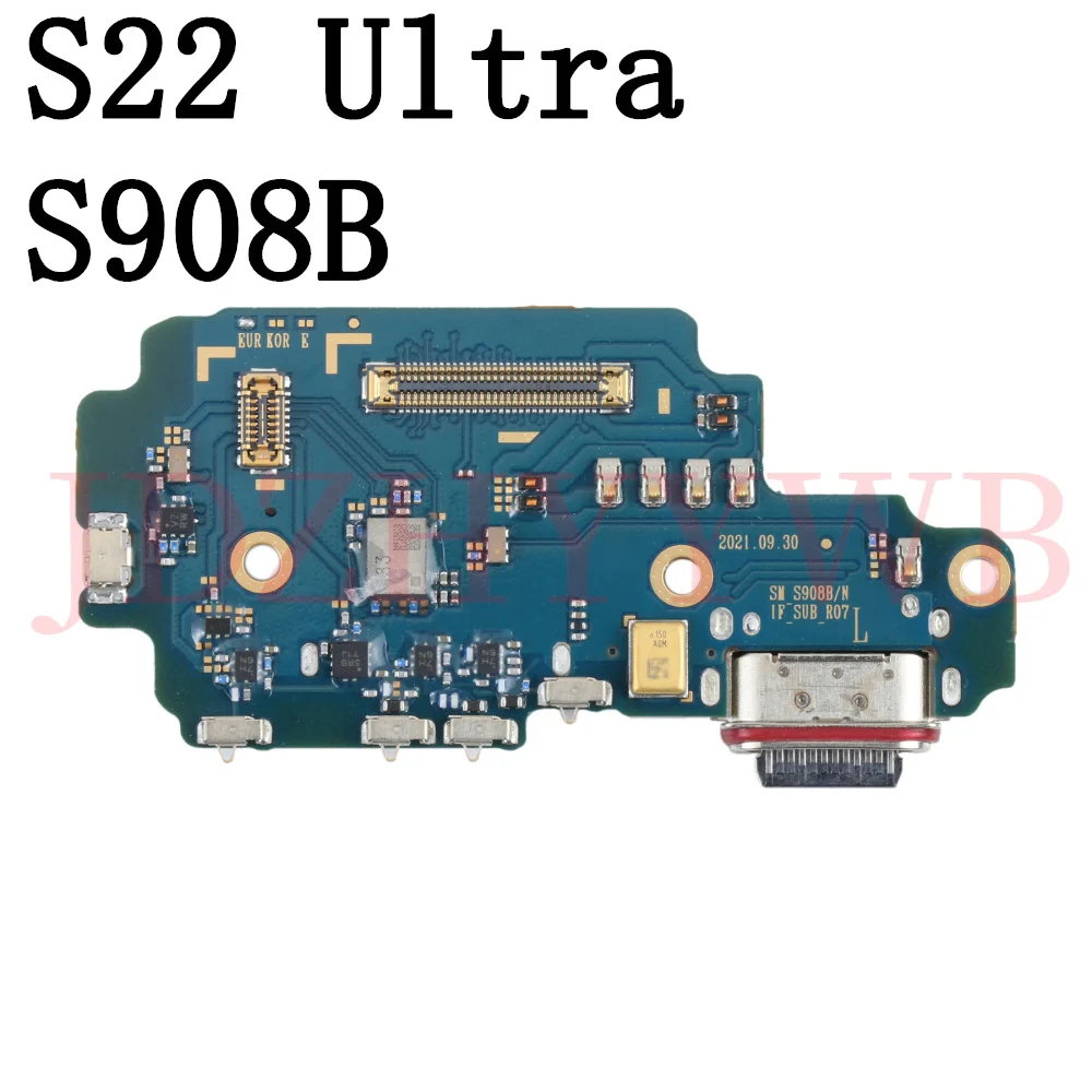 USB Charge Port Jack Dock Connector Charging Board Signal LCD Main Motherboard Flex Cable For Samsung Galaxy S22 Ultra S22ultra