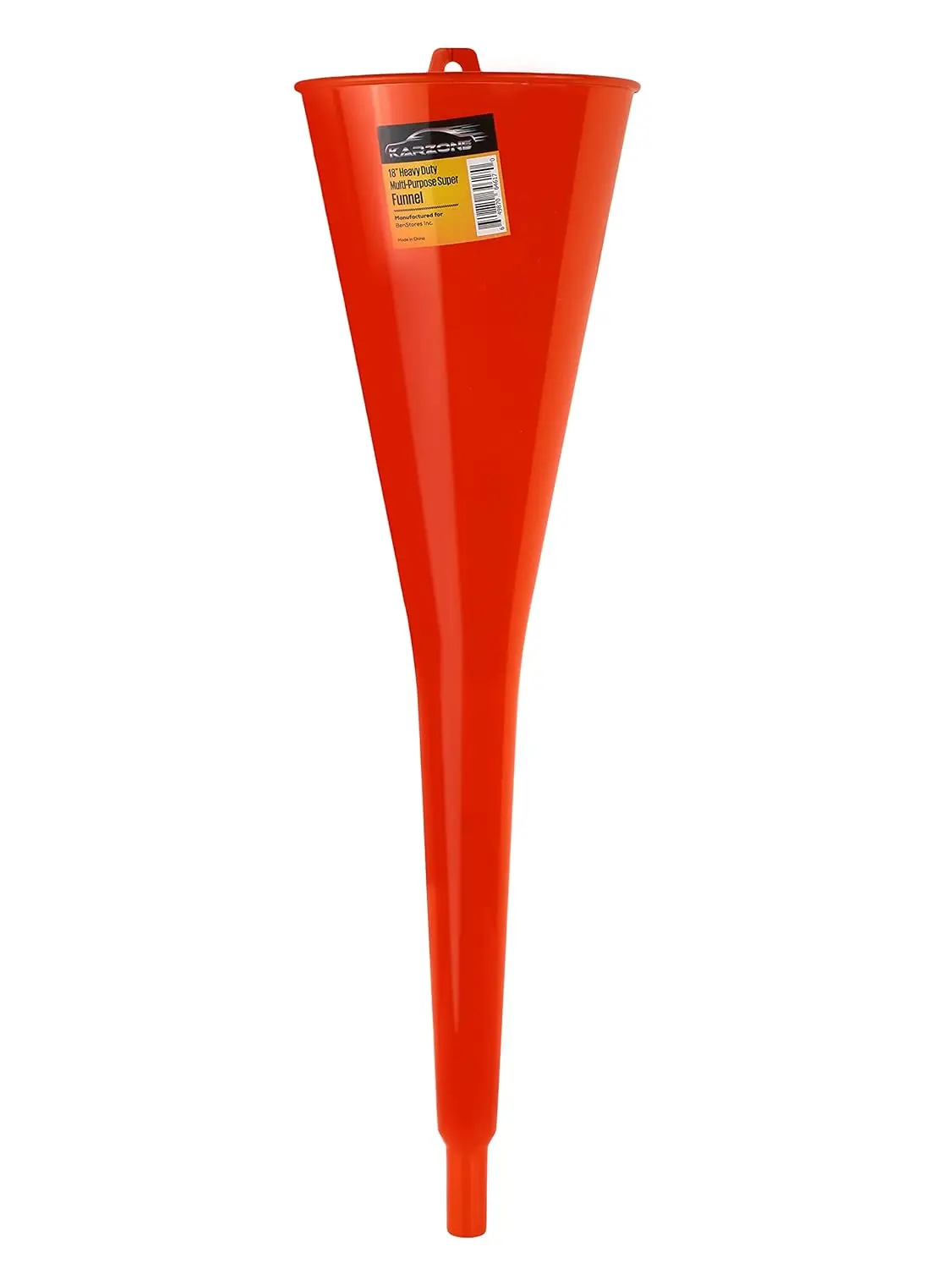 

Long Neck Funnel for Oil Change, Transmission Fluid & Gas - 12 oz Red