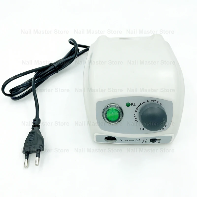Nouveau 35000 tr/min perceuse à ongles électrique Strong207B 65W Machine de manucure Kit de pédicure H20N pièce à main équipement de lime à ongles outil d'art des ongles