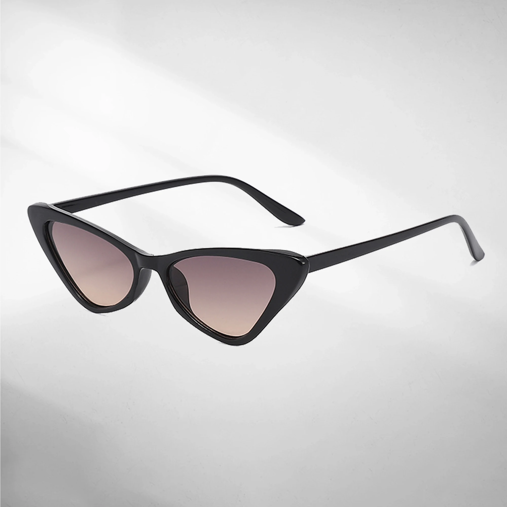 Multi color cat eye sunglasses for women, cute cat eye retro narrow cat eye sunglasses set