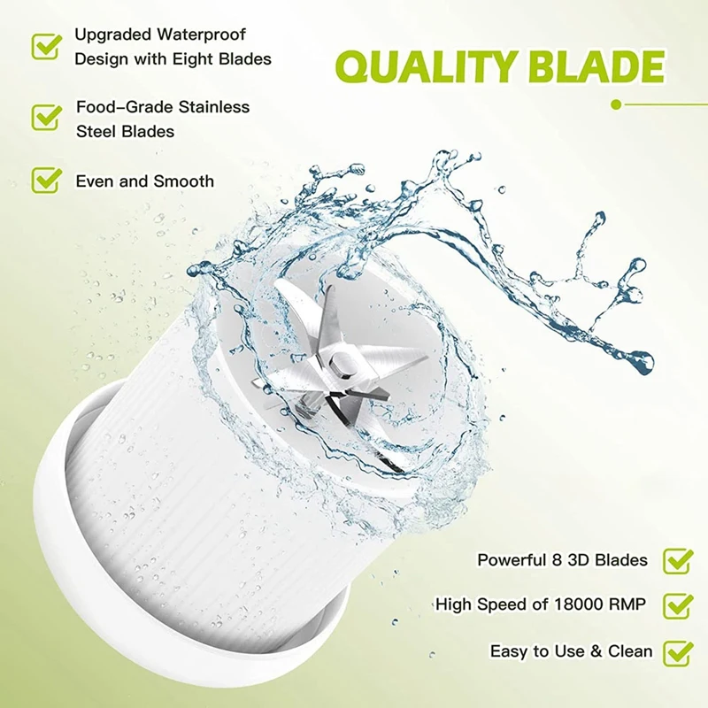 كوب خلاط بحجم شخصي للهزازات والعصائر ، خلاط شخصي كهربائي ، خلاط عصير طازج ، أفضل المبيعات