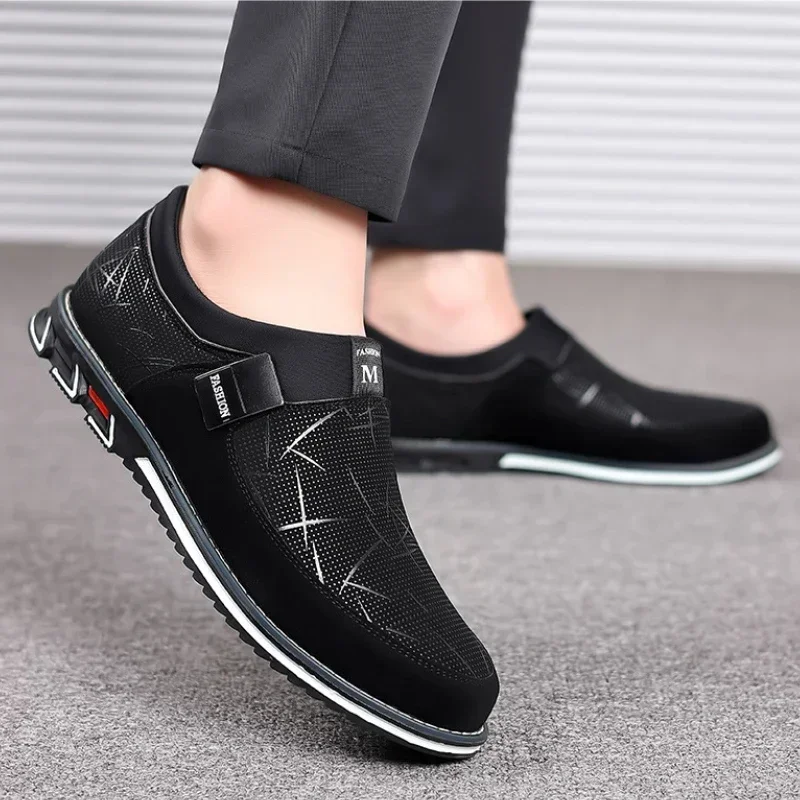 Luxuriöse Herren-Kleiderschuhe, modisches Leder, Business-Schuh, klassische Büro-formelle Party-Schuhe für Herren, modische Slip-On-Loafer, Zapatos