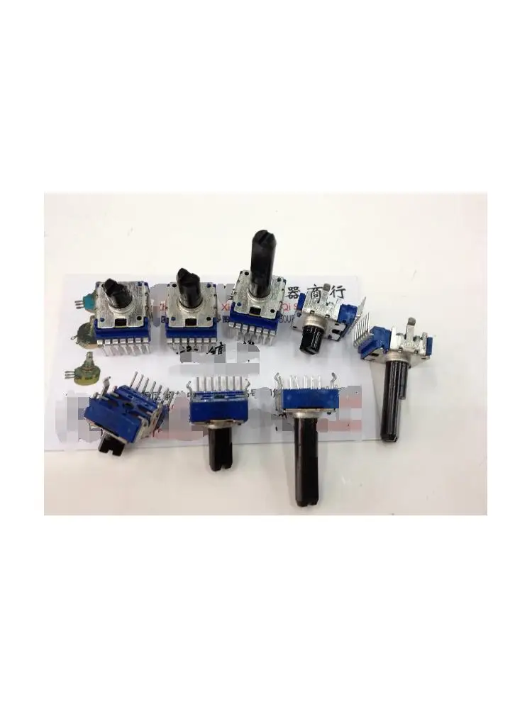 Hot sales 1pcs/lot Japan ALPS 142-type vertical double potentiometer A10K 7-foot volume potentiometer