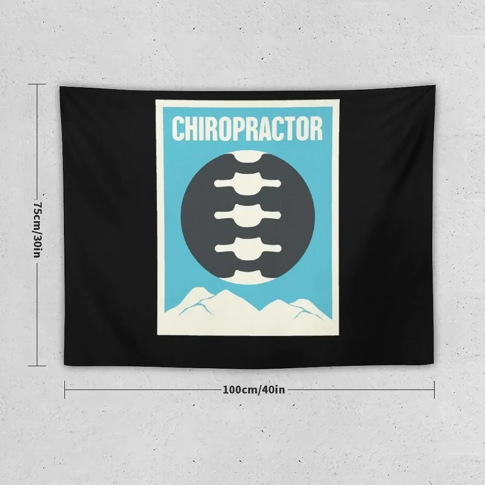 Vintage Chiropractor Chiropractic Spine Poster Tapestry Decoration For Home Wall Mural Room Decor Cute Tapestry