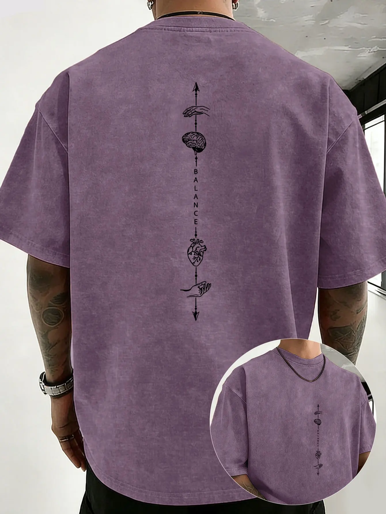 Cross-border Hot Sale Men Short Sleeve T-shirt 9 Colors Trend Print Loose Slim Plus Size Casual Versatile Streetwear Top S-3XL