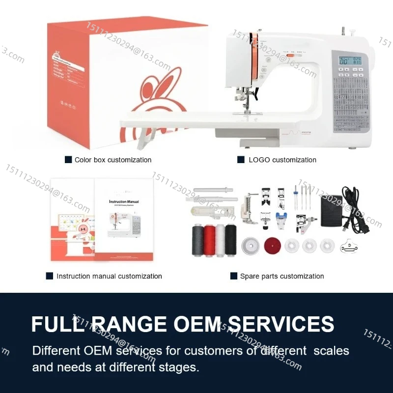 

EOC2720 Portable Computerized Sewing Machine, Efficient Home Use Embroidery Machine with Custom Logo
