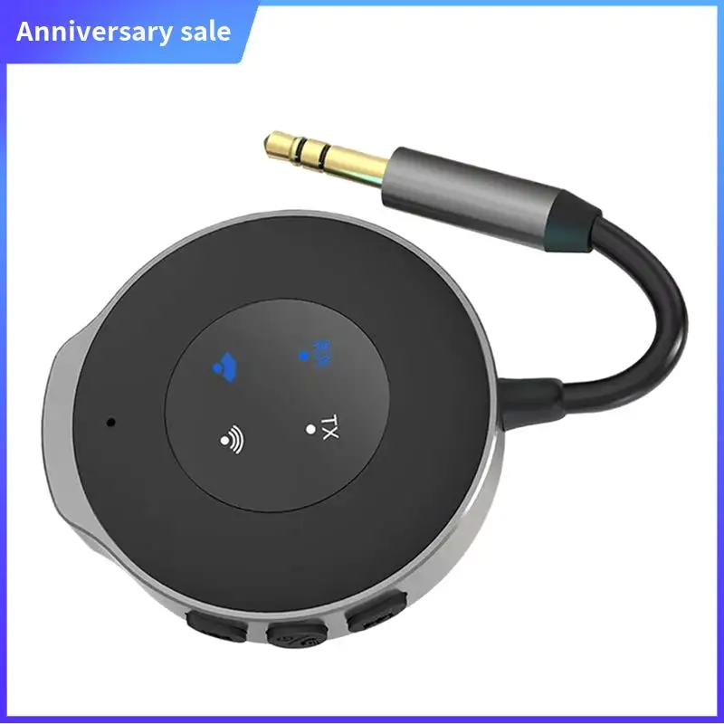 

Автомобильный беспроводной FM-передатчик, беспроводной аудиовызов 2 в 1, встроенный микрофон, аудиоплеер, радиоадаптер Bluetooth 5,3