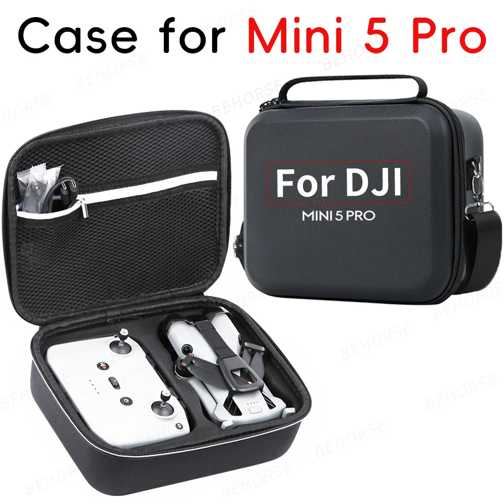 DJI Mini 5 Pro RC N3用収納バッグ オールインワンボックス キャリングケース アウトドアポータブルハンドバッグ DJI Mini 5 Proドローンアクセサリー用