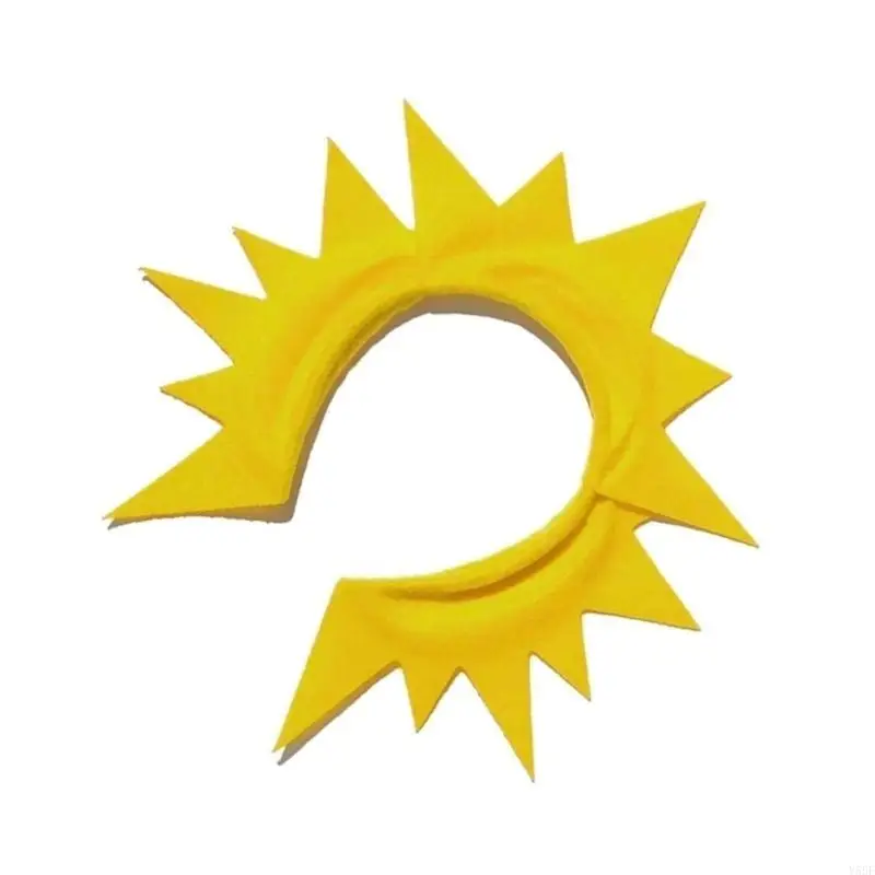 Y55f Creative Sun Hunpiece Proms Star Birthday Hairbands Fun Testa
