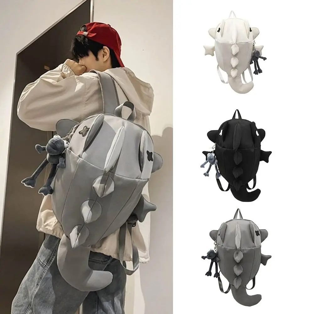 

Waterproof Trendy Shark Backpack Large Capacity Multi-pocket Travel Laptop Bag ins Casual College Students Schoolbag Sports