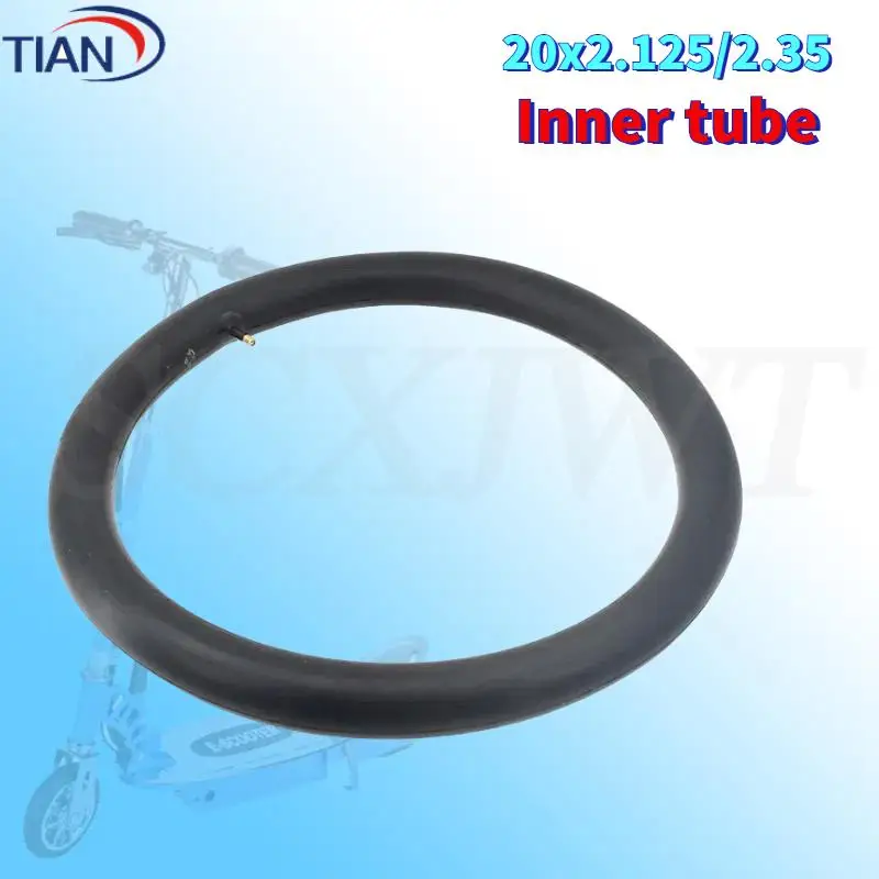 

20-дюймовый электрический велосипед, детали колес электромобиля, 20x2,125/2,35, внутренняя трубка электрического велосипеда, бутилкаучук, прямой вынос