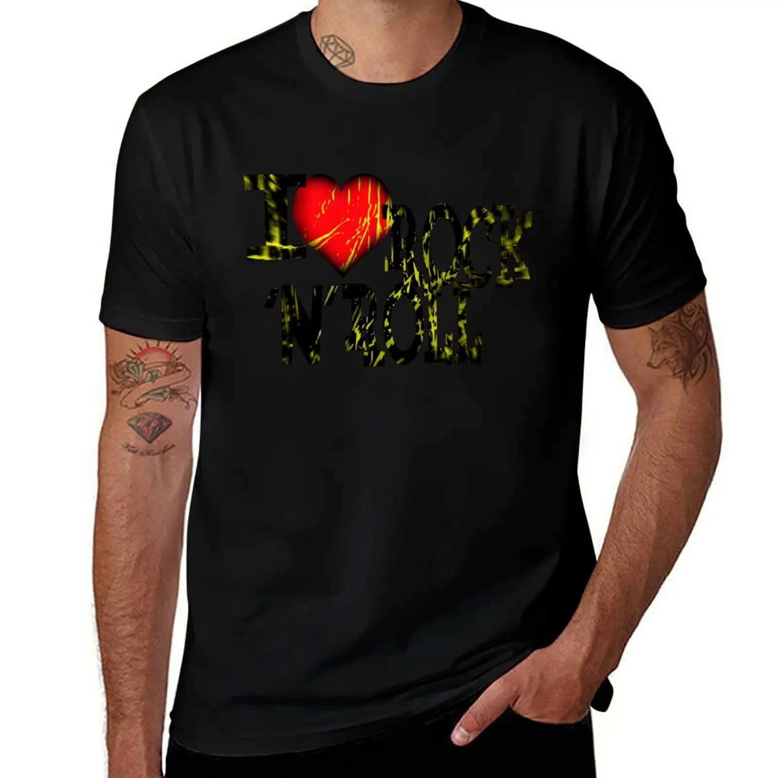 

I love Rock & Roll T-Shirt affliction shirts customs boys animal print mens graphic t-shirts