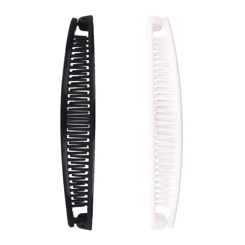 Korean Solid Color Banana Clip Women Hair Claw Barrette Hairpin Hair Accessories for Girls Ponytail Fixed Hoder Hair Clamp