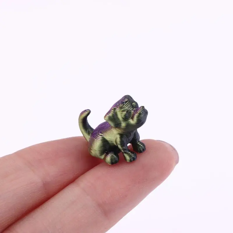 10/20Pcs Cartoon Animal Dog Christmas Gift Micro Ornaments 3D Printed Mini Dog And Small Animal Multi-color Cute Home Decoration
