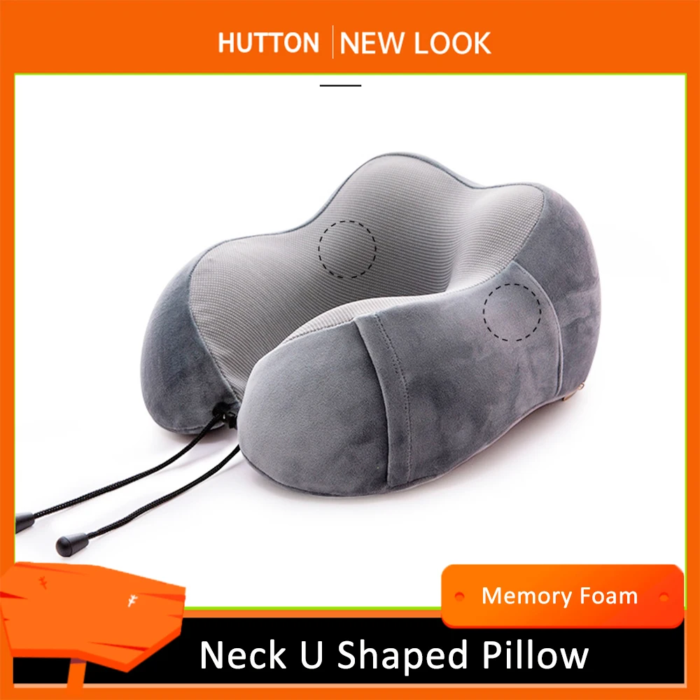 

U Shaped Travel Pillow Car Air Flight Memory Foam Pillows Neck Support Headrest Cushion Soft Nursing Cushion