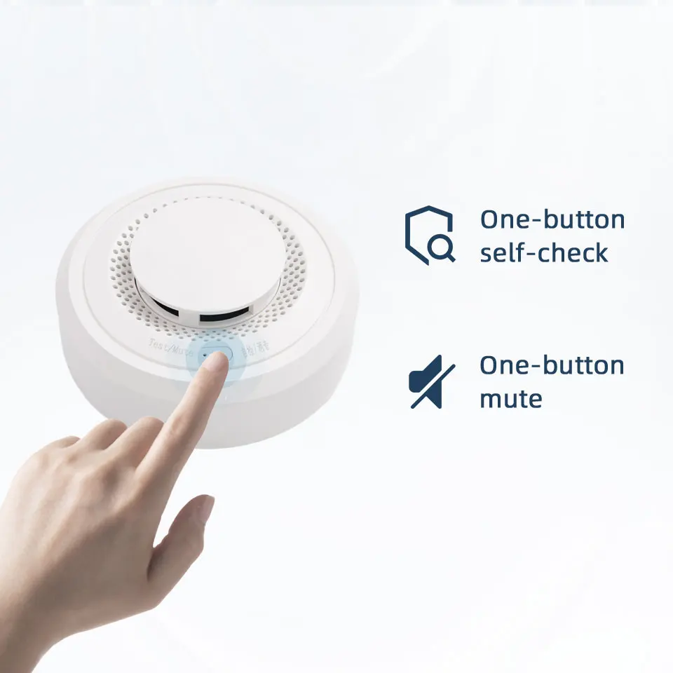 SD301 Rookmelders Onafhankelijke Rookmelder Rookbrandalarmsysteem Voor Home Security Bescherming Kantoor Hotel Batterijvoeding