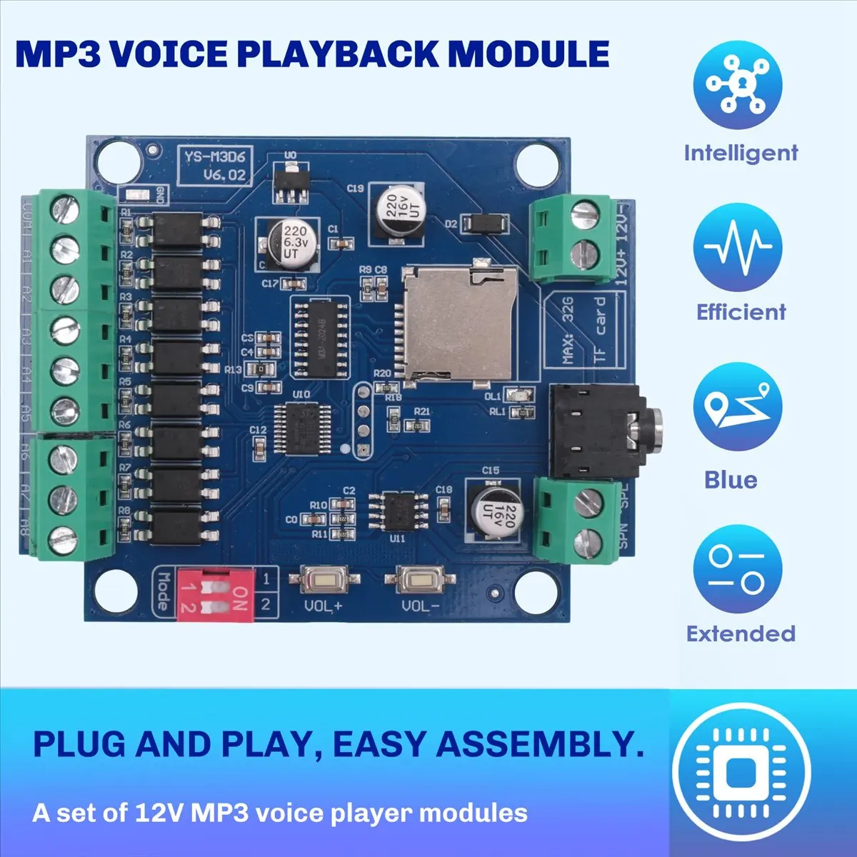 boff-modulo-reprodutor-de-voz-mp3-dc-12v-com-amplificador-de-potencia-avisador-de-alarme-transmissor-de-voz-modo-de-gatilho-multi-modo