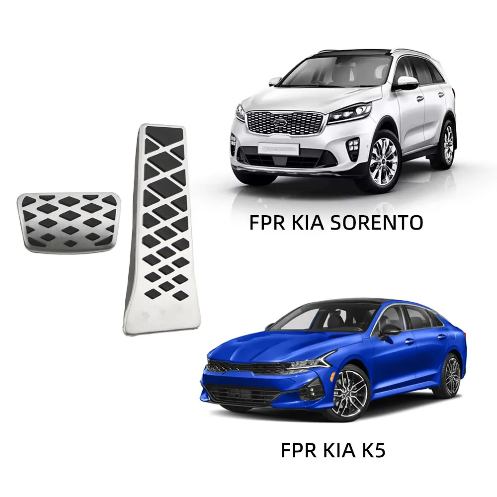 Car Pedals for Kia Sportage 4 QL 16-21 5 NQ5 22-25 for Hyundai Tucson 15-24 Sonata 9 15-24 Santa Fe 18-23 Gas Brake Pedal Pad
