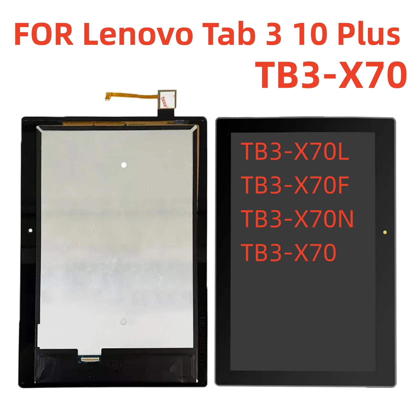 For Lenovo Tab 3 10 Plus ZA0Y ZA0X TB3-X70L TB3-X70F TB3-X70N TB3-X70 LCD Display Touch Screen Digitizer Assembly +TOOLS