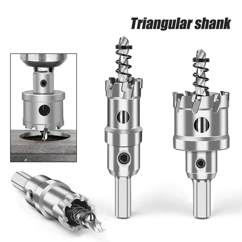 1pc 12-160mm TCT Carbide Hole Saw Drill Bit Hole Saw Cutter For Stainless Steel Metal Alloy Drilling