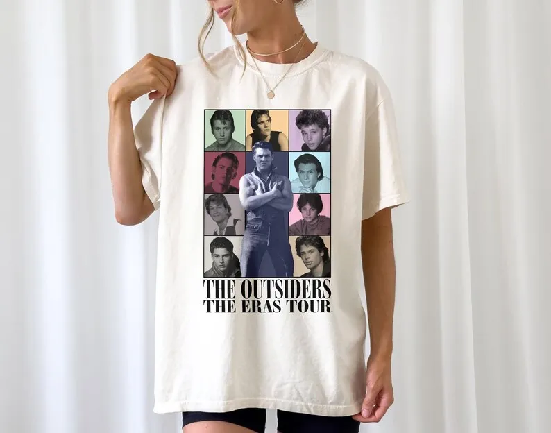 The Outsiders The Eras Tour Shirt, Stay Gold Ponyboy Movie Shirt, 1980 TV Show Shirts, Literature Gift for Book Lover