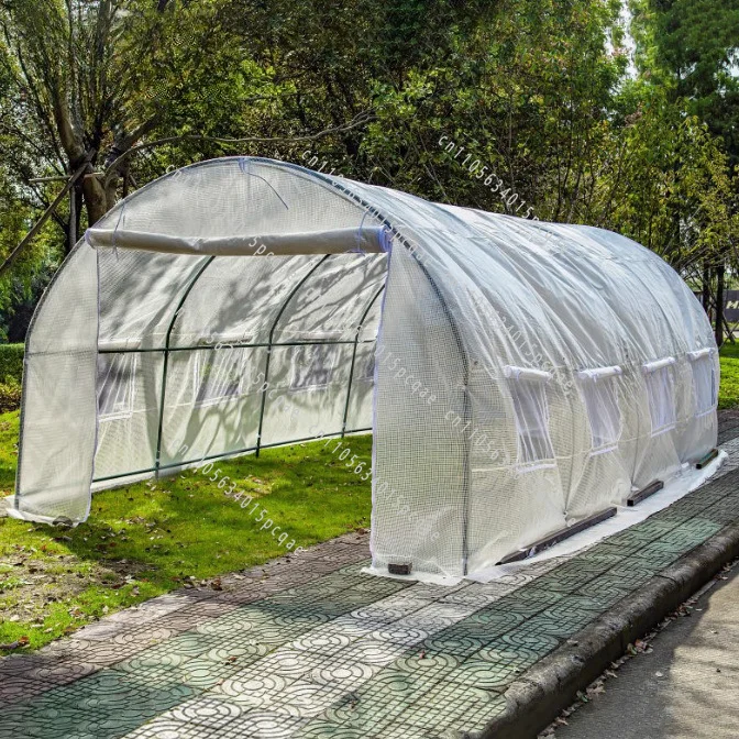 Green House Outdoor 600x300x220CM Garden Vegetable Insect Net Cover Greenhouse Plant Cover Freeze Protection Not Include Frame