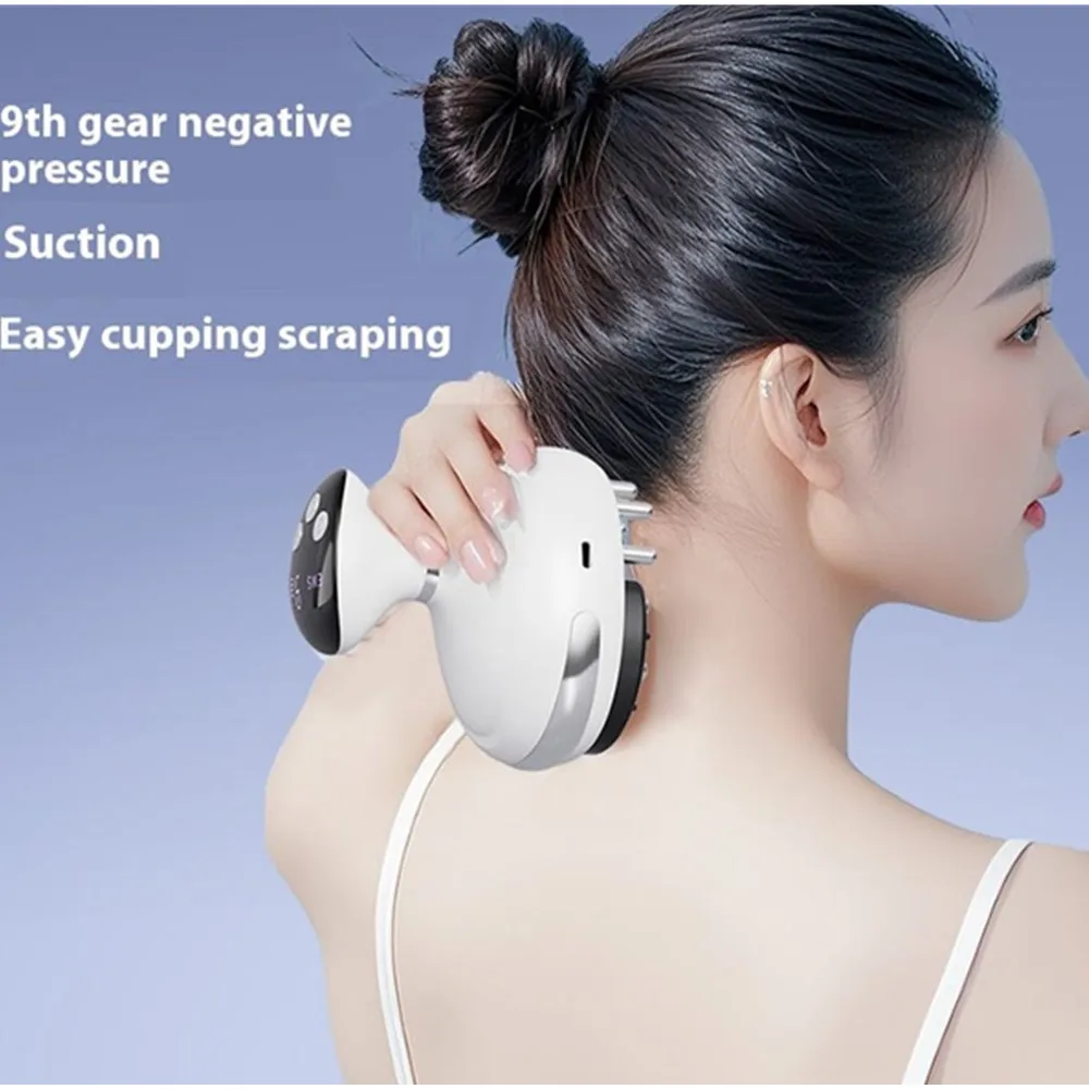 

Electric Smart Cupping Massager Acupoint Scraping Meridian brush Scraping Instrument