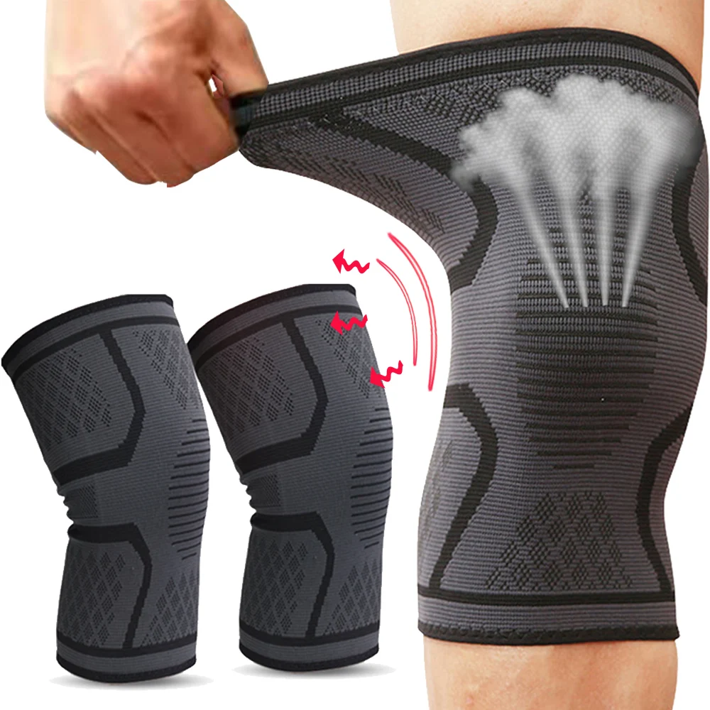 Breathable Knee Braces for Pain Pressure Fitness Knee Pads Compression Sleeve Meniscus Tear Arthritis Pain Relief Knees Sleeves