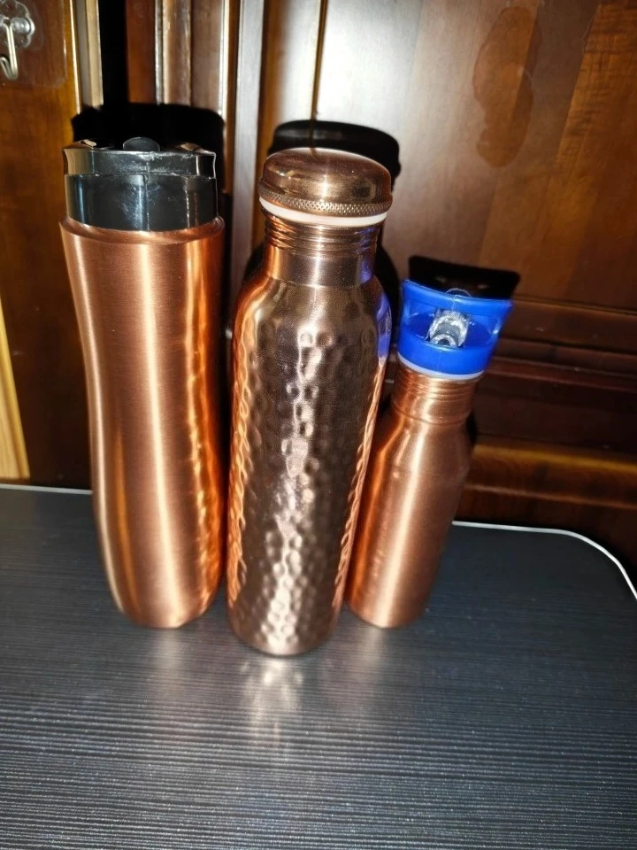 outdoor-sports-yoga-pot-cold-water-cup-south-east-asia-water-bottle-indian-fashion-handmade-pure-copper-red-copper-water