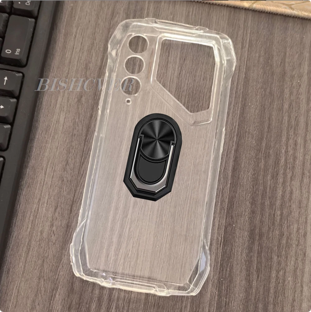 Magnet Phone Case  For Blackview Oscal Pilot 1 6.67" Blackview Oscal Pilot 1 Shockproof Soft TPU Silicone Cover With Ring Holder