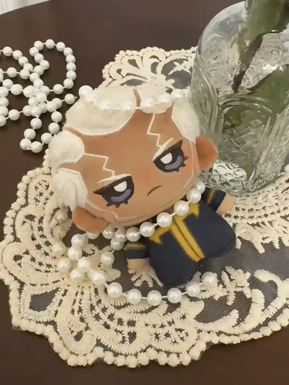 Bambola Nunu in peluche di cotone Anime JOJO Enrico Pucci da 10 cm - Regalo a sorpresa perfetto per bambini, amici o ciondolo zaino