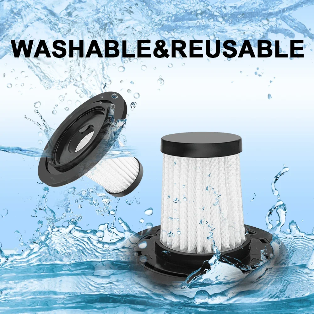 PATUOPRO borstelloze draadloze stofzuiger filterelement nat-droog reinigingsfilter voor stofzuiger schoonmaken elektrisch gereedschap onderdeel